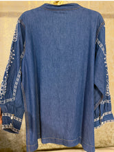 Cargar imagen en el visor de la galería, BLUSA JEAN/BORD