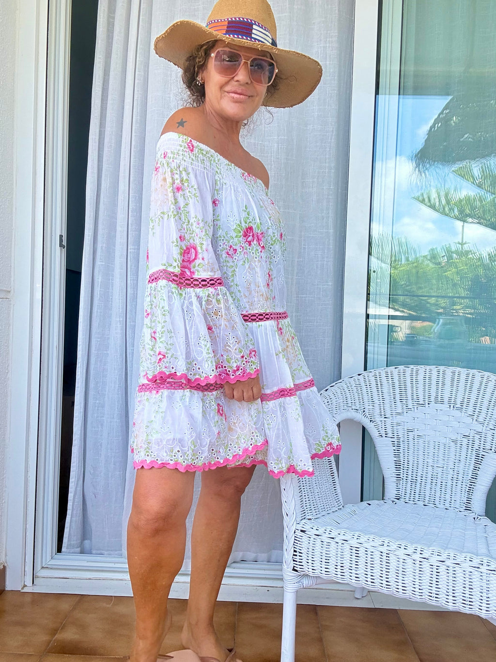 VESTIDO/BLUSON FLOWERS