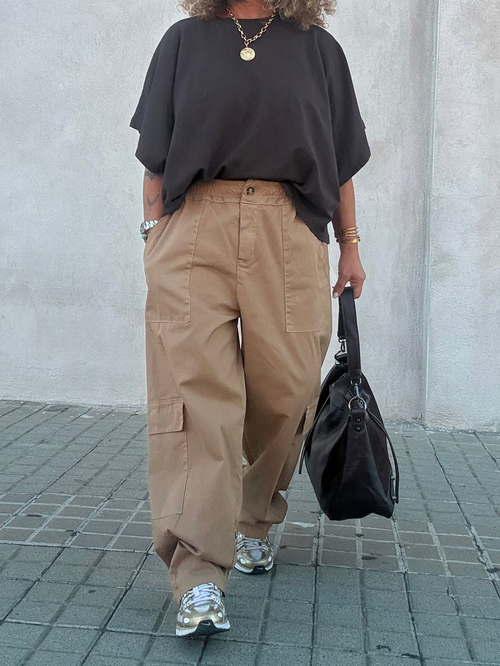 PANTALÓN CARGÓ CAMEL