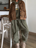 PANT BAGGY STRASS
