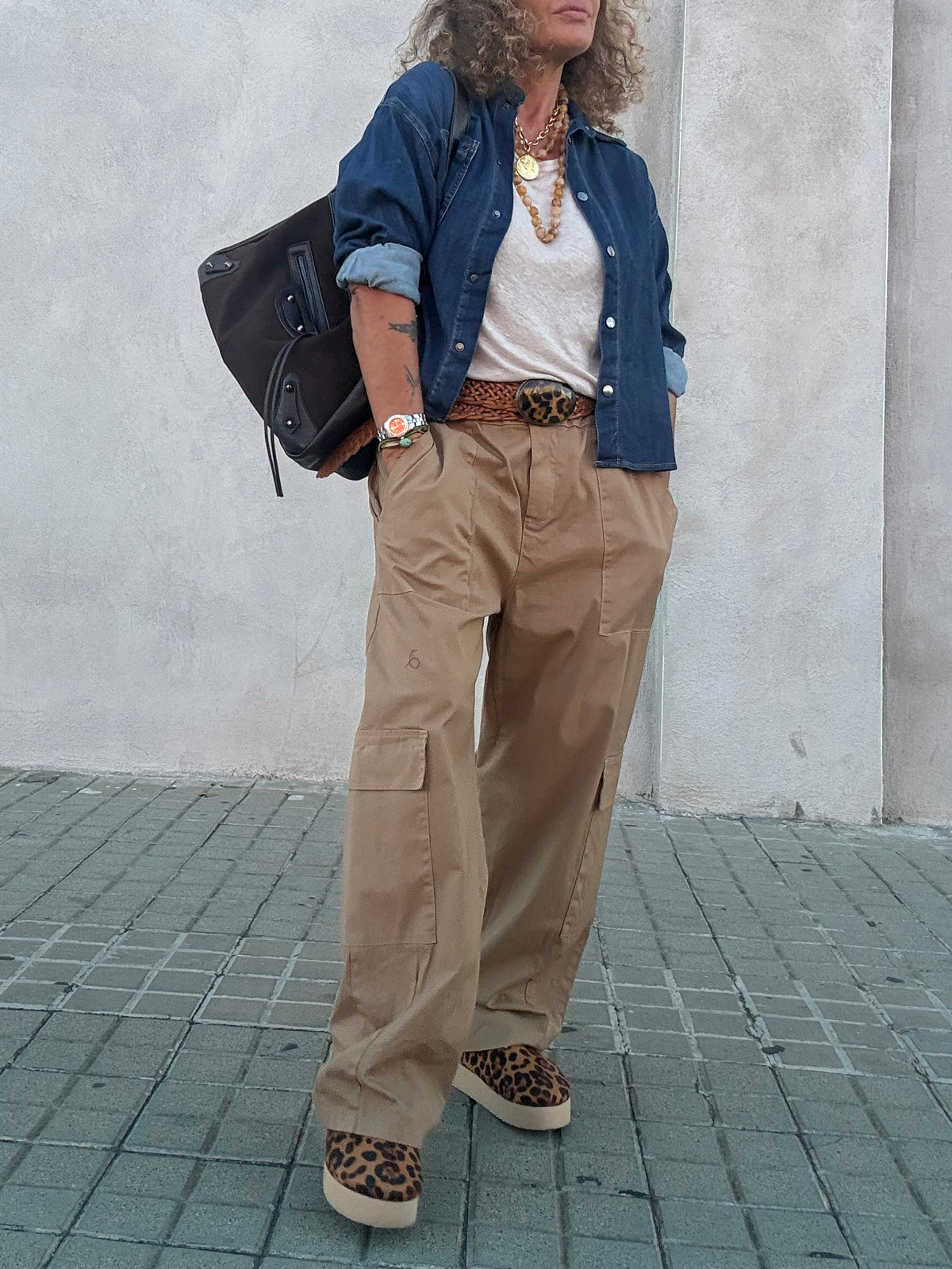 PANTALÓN CARGÓ CAMEL