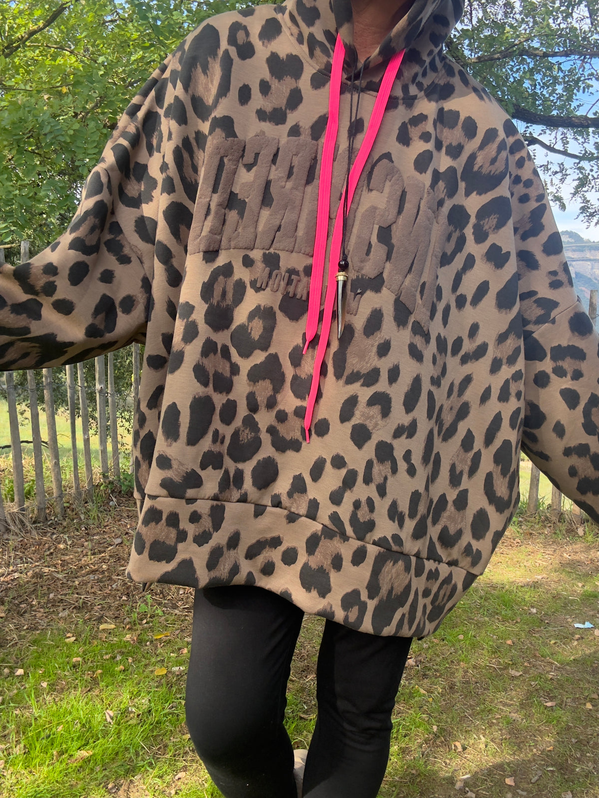 SUDADERA MAXI ANIMAL PRINT