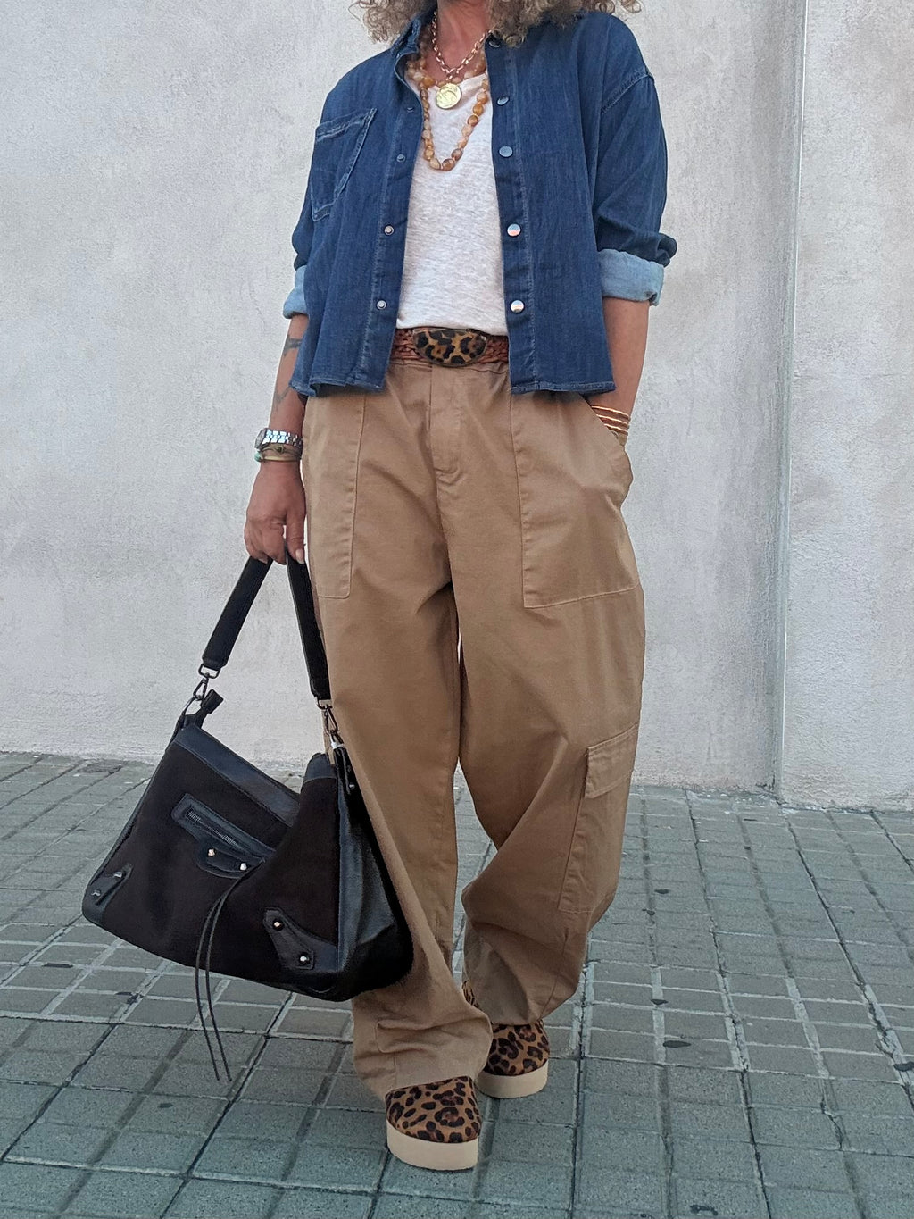 PANTALÓN CARGÓ CAMEL