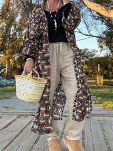 Cargar imagen en el visor de la galería, KIMONO LONG AFRI
