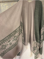 PONCHO ETNIC KAKI