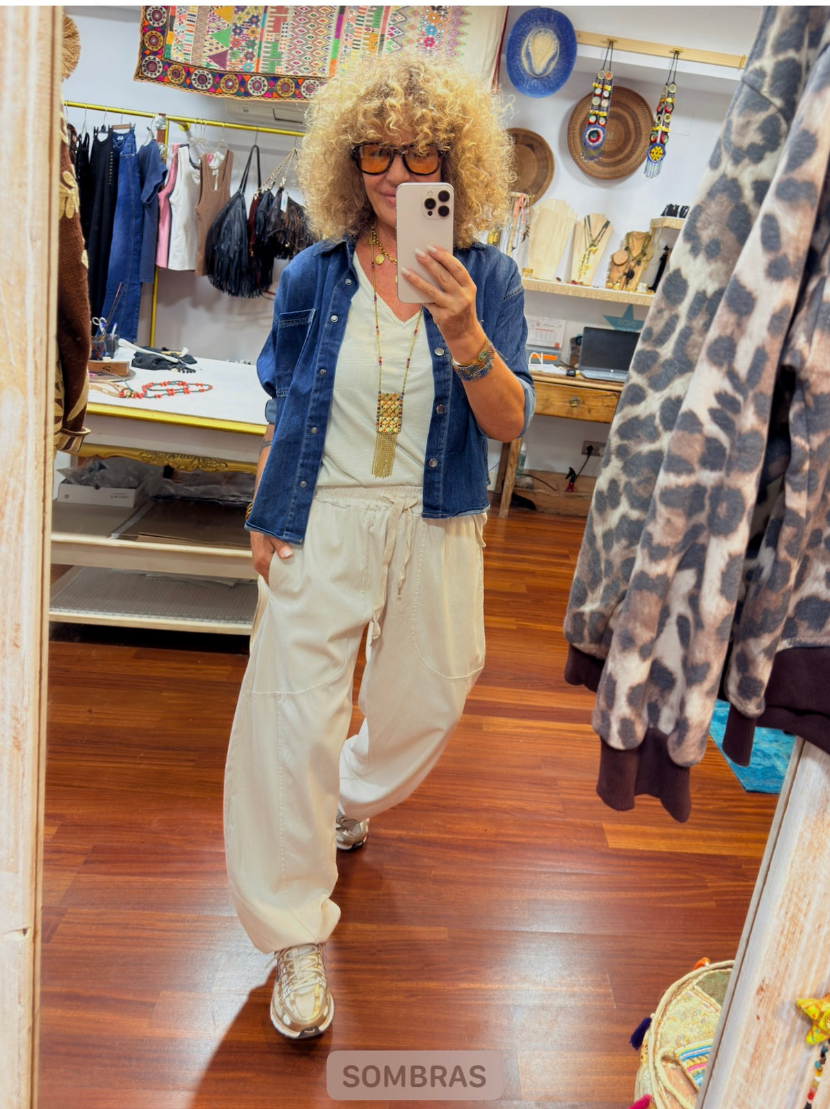 PANTALÓN BOHO BEIGE
