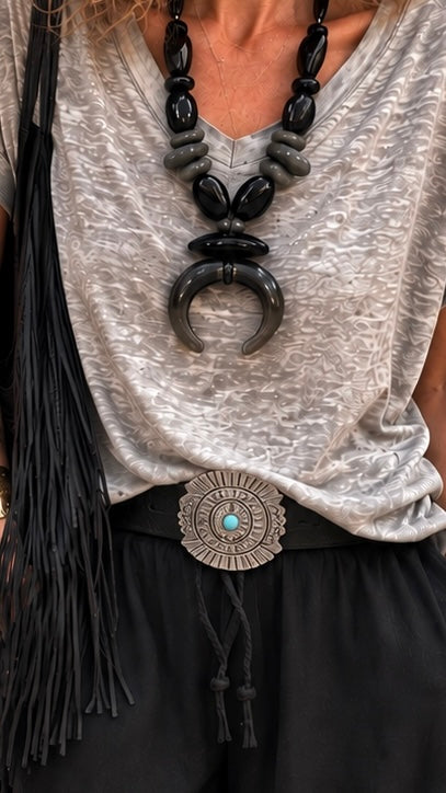 COLLAR MAXI STONE