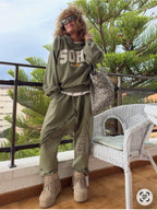 PANT BAGGY STRASS