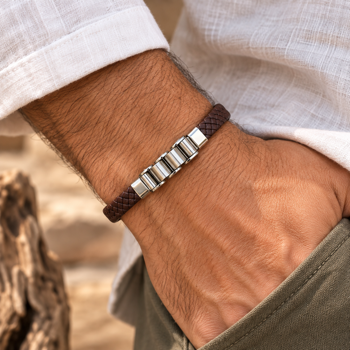 Pulsera Nomad Brown